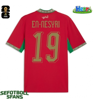 Marocko Ismael Saibari #11 Hemmatröja VM 2026 Kortärmad